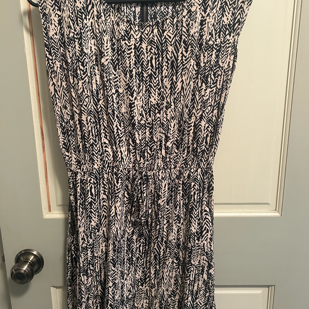BeBop Black and White Patterned Dress